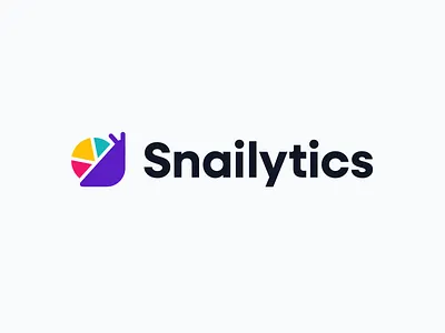 Snail Analytics Logo Design analytics animal brand branding colorful creative data financial graphic identity logo modern money pie chart smart logo snail logo snailytics symbol tech visual identity