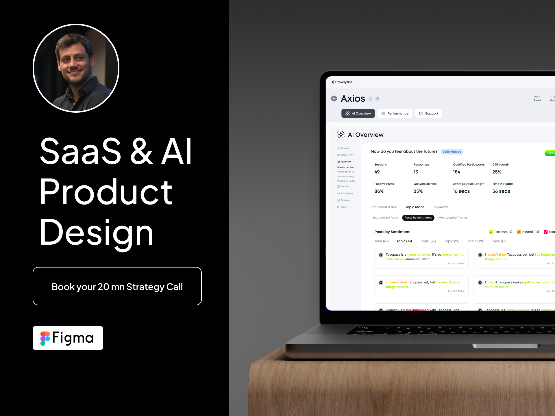 Example of Saa S & Ai Product Design (Web App UI/UX)