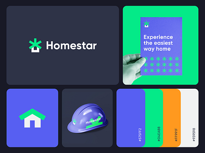 Homestar Branding abstract ai banking branding clever finance fintech home icon logo luxury mark minimal nature payment real estate star technology trust vibrant