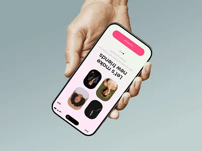 Social App Onboarding – Connection Made Simple 🤝 3d animation branding graphic design logo motion graphics ui
