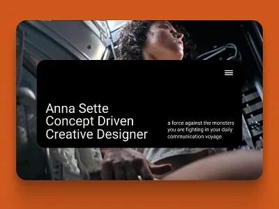 Landing page concept for my (future) portfolio website figma ui ui design website