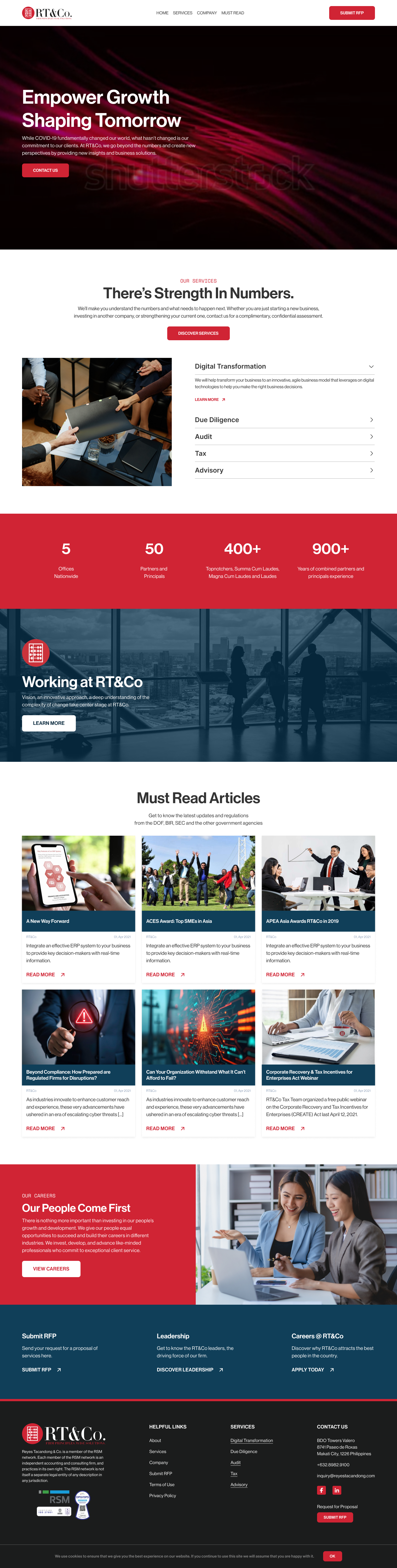 RT&Co. - Authority design for a top-tier advisory firm