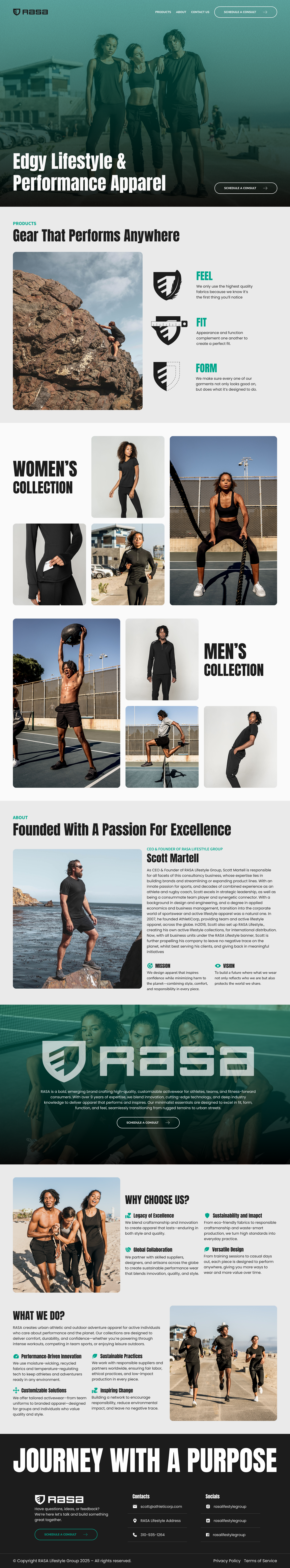 Rasa Lifestyle - Edge, purpose, and performance in one brand