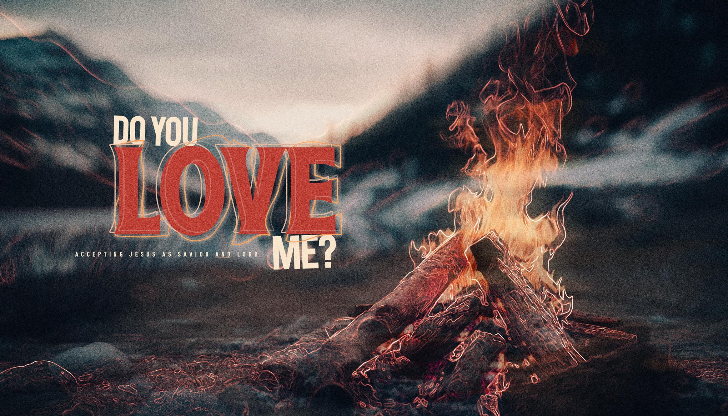 Do You Love Me? Sermon Graphic branding church graphics design do you love me graphic design illustration logo sermon series vector