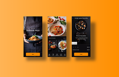 Food Delivery UI UX App Design Concept app design food delivery ui mobile app mobile food app design premium mobile app ui ux design ux design