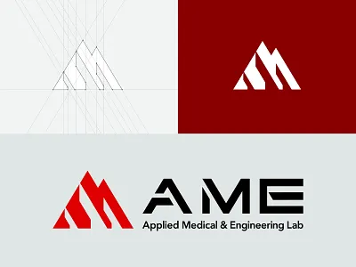 Reakt | Logo Case Study for Utah University AME LAB Department brand brand guide branding color palette logo logotype