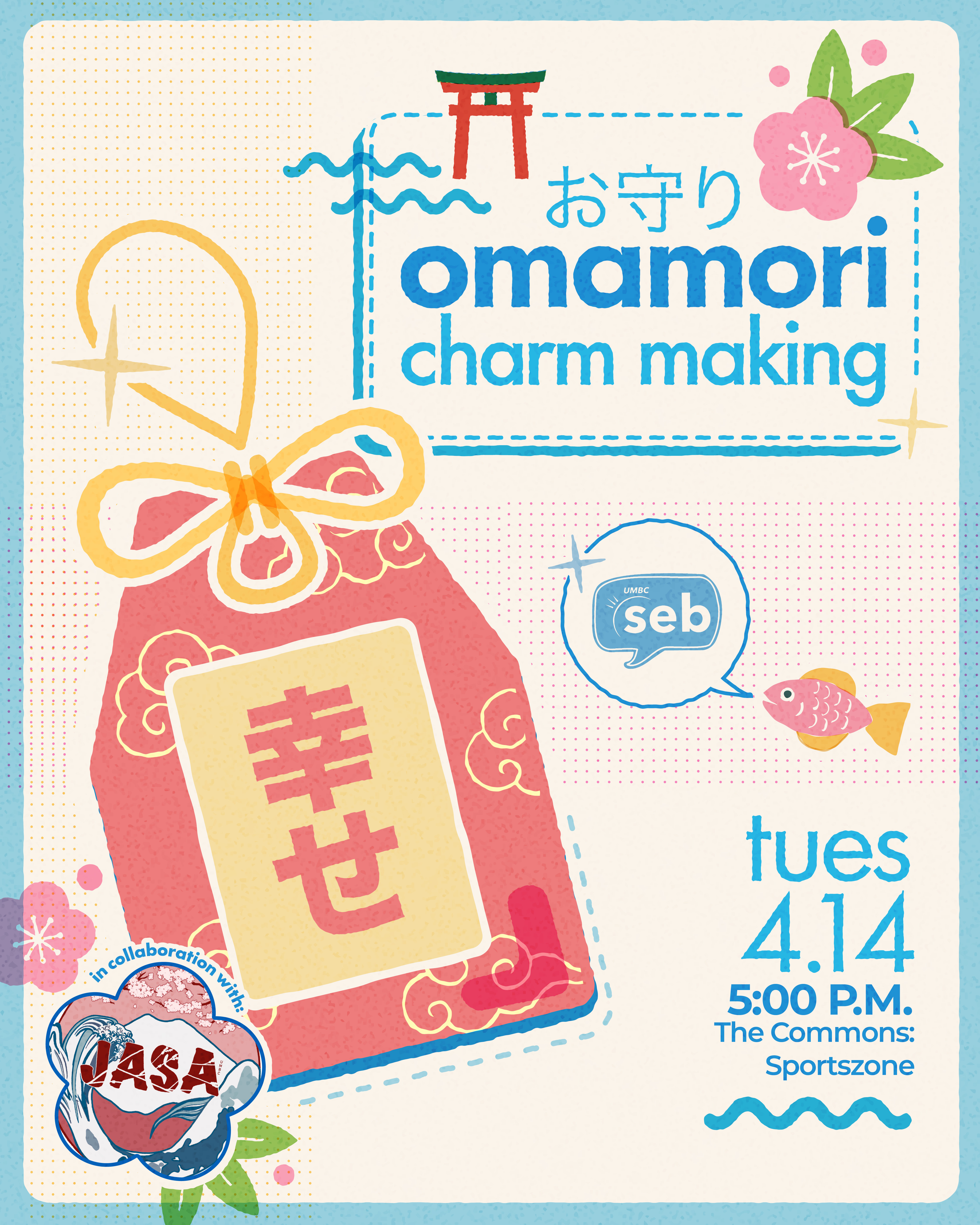 (seb) Omamori Charm Making adobe illustrator design graphic design illustration illustrator social media