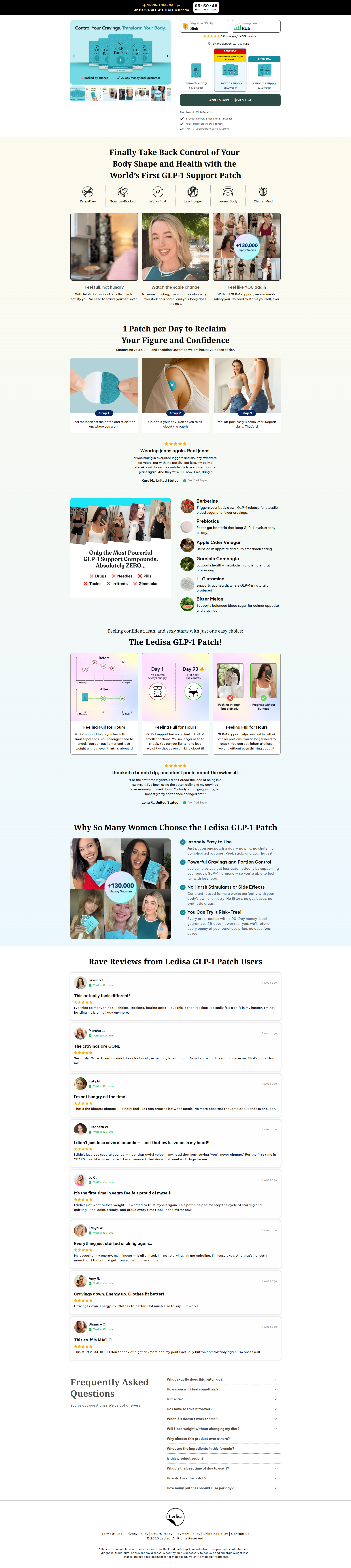 Weightloss Patches - Funnelish buy funnelish template design designing funnel funnel funnelbuilder funnelish funnelish template landing page product page sales funnel sales page
