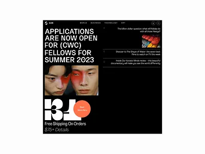 Blog Website Concept animation architecture blog branding colour palette concept design illustration logo motion graphics news typography ui ux web web design website