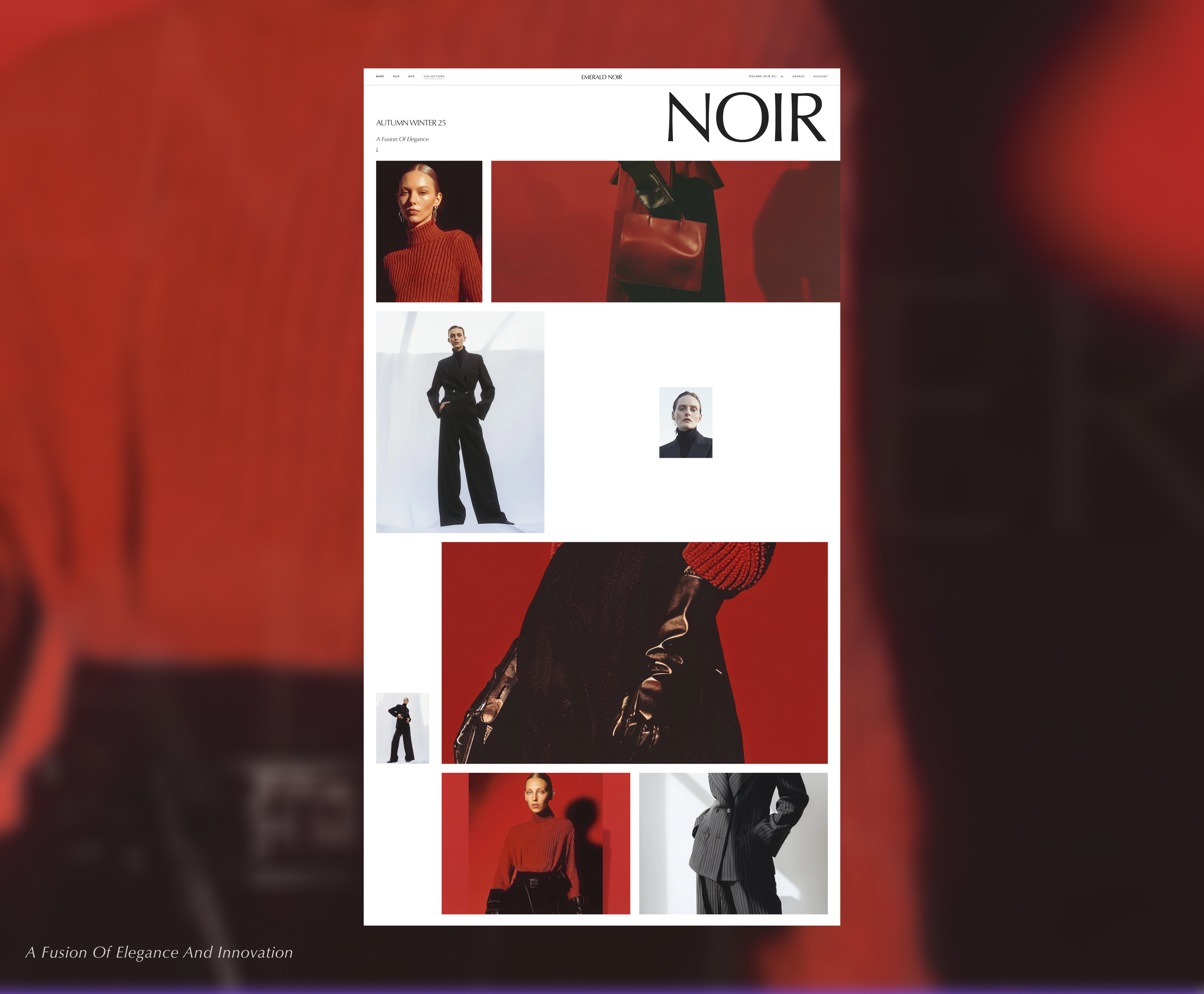 Fashion E-commerce Website design e commerce fashion ui