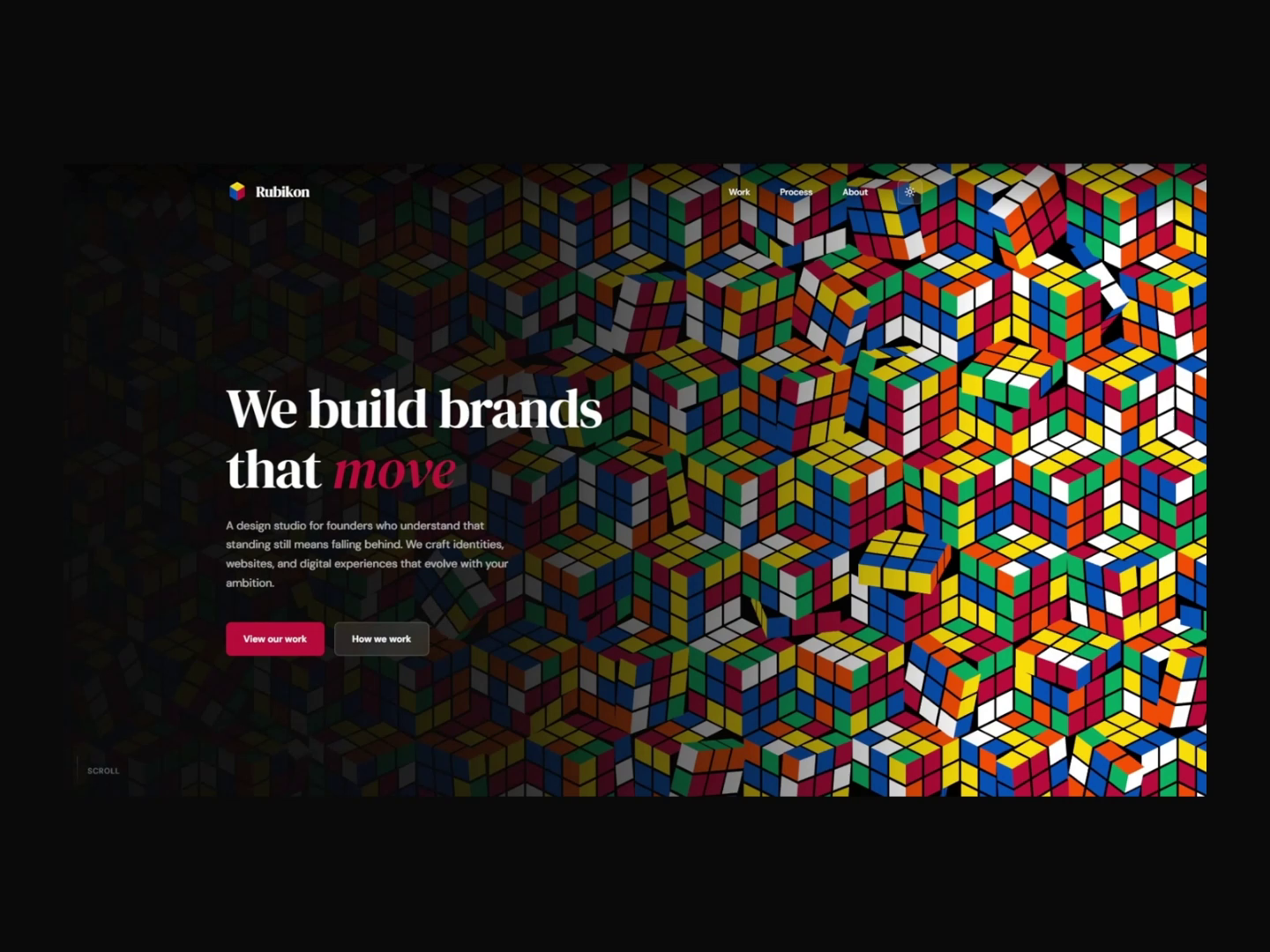 Isometric Rubik's Cube — Three.js
