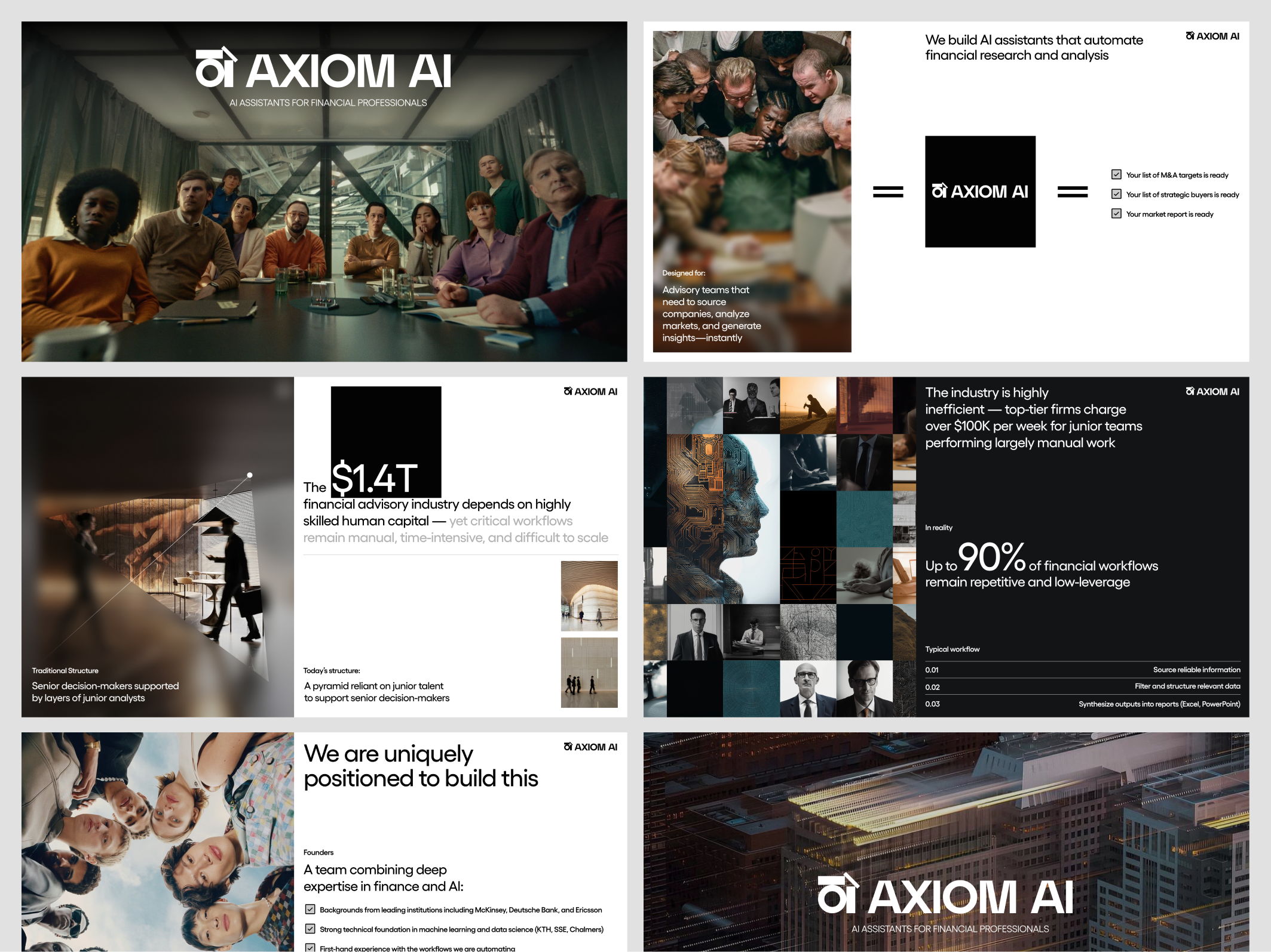 Pitch Deck Design for the Building AI Assistants Platform
