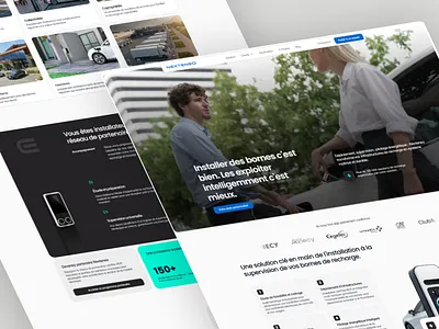 Homepage clean illustration landing page modern