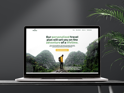 Website for a global travel agency green hiking nature outdors plantful travel travel agency web web design website for travel agency