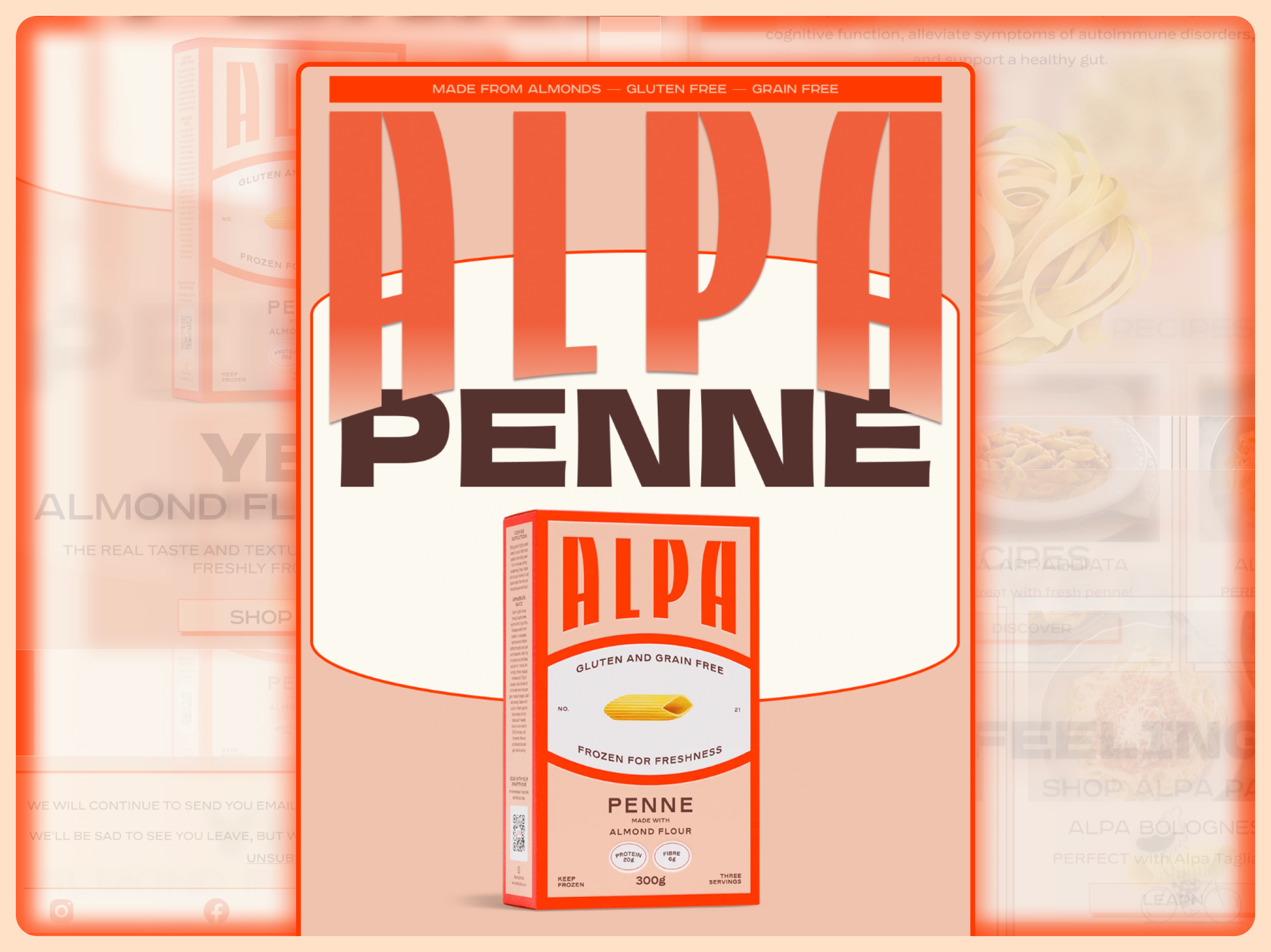 Example of Alpha Penne // Email Design