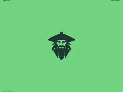 Samurai Master Logo Design branding character logo fighting club logo gym club logo illustration karate club logo logo logo mark mascot logo master logo samurai master logo sports