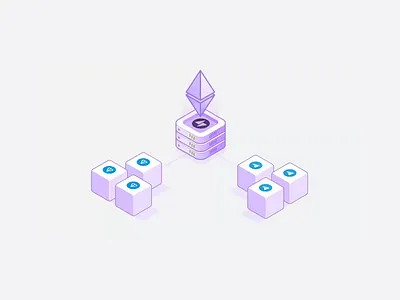 Scalable Blockchain & Social Integration Design b2b saas conversion crypto saas visuals crypto startup branding dapp marketing assets decentralized app branding decentralized finance visuals enterprise tech illustrations ethereum network design premium motion graphics scalable blockchain platforms secure data flow animation social to blockchain integration tech brand authority tech investor pitch assets telegram crypto ecosystem user acquisition strategy web3 community building web3 infrastructure design