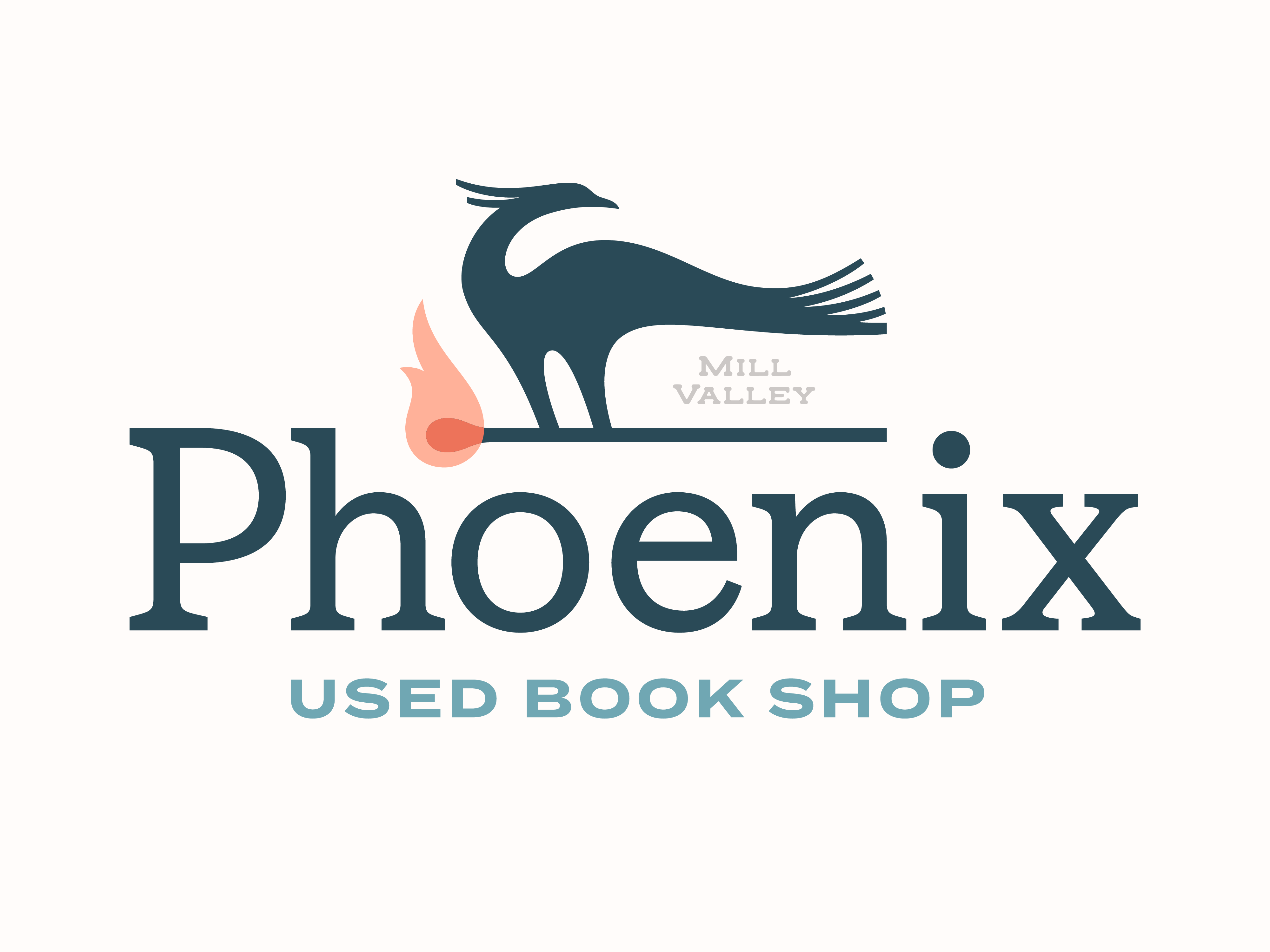 Phoenix Book Shop Logo Concept