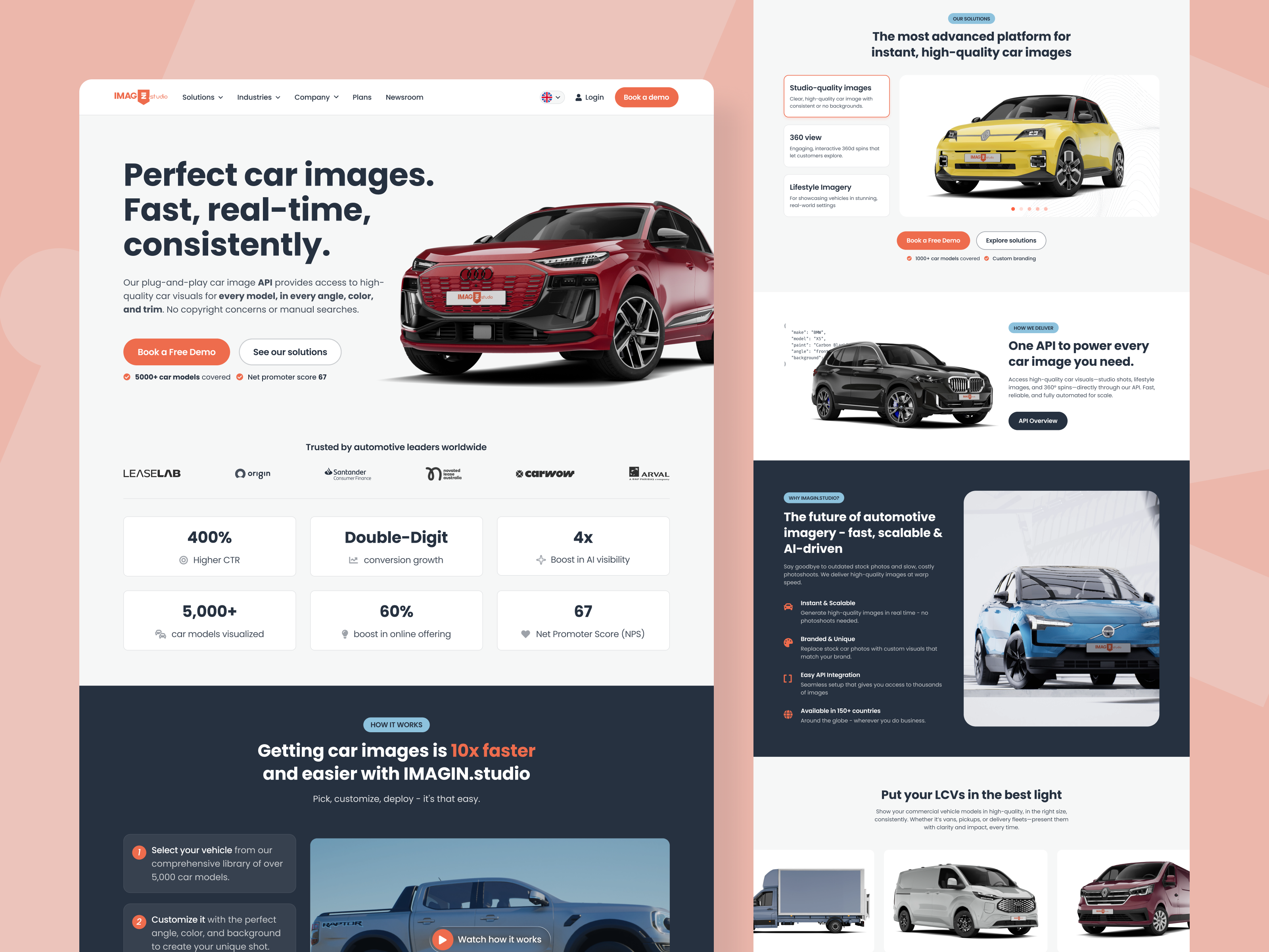 Example of Full Website Redesign For Saas