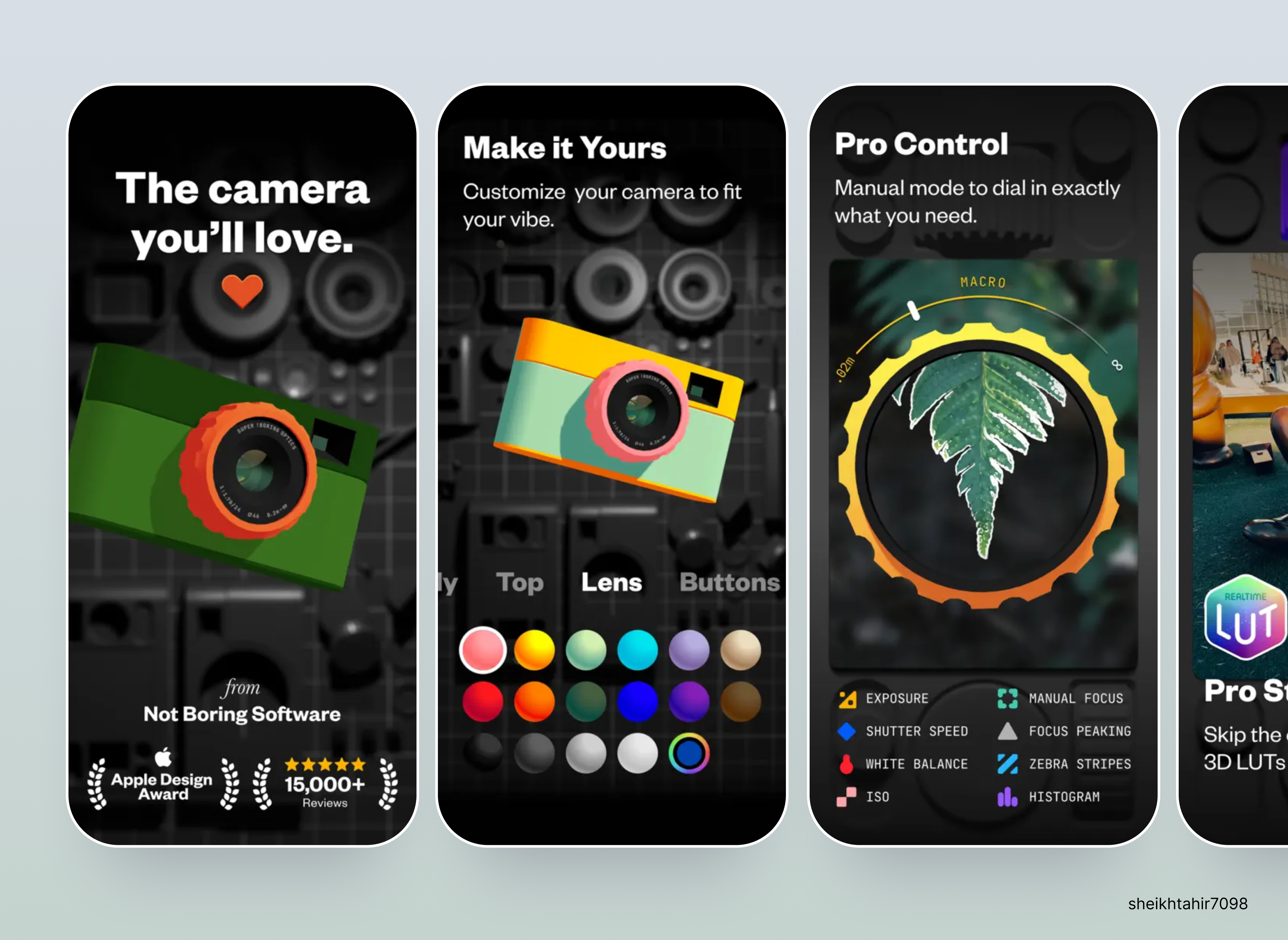 Example of App Store Screenshots