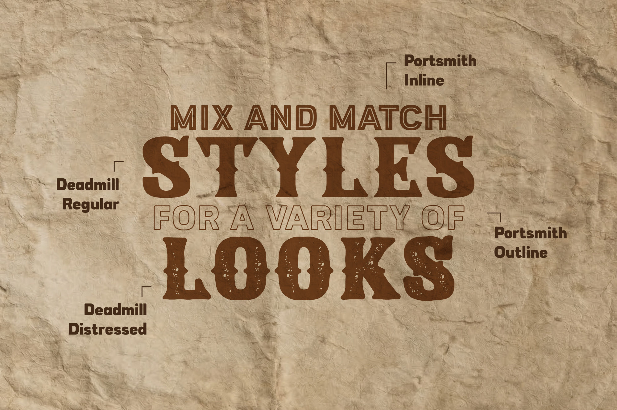 Versatile Modern Western Font Bundle