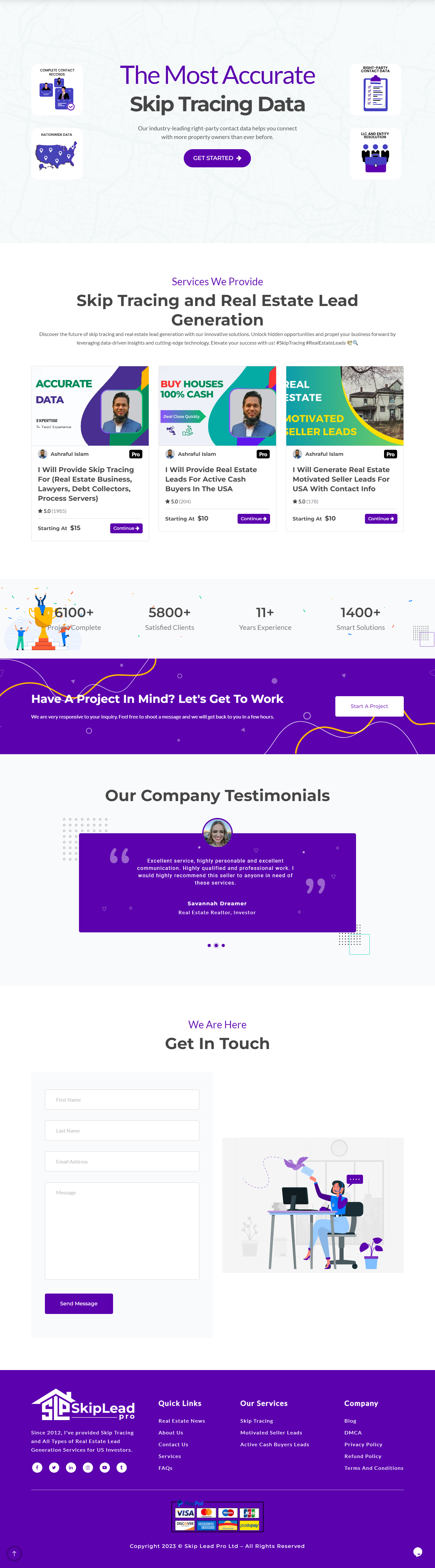 Skip Tracing & Real Estate Lead Generation Active Website UI business website cash buyers cold calling leads conversion optimization data provider figma design freelancer web designer hire web designer landing page design lead generation motivated sellers real estate investor real estate leads real estate marketing saas website skip tracing sms marketing leads ui ux design web design wholesaling