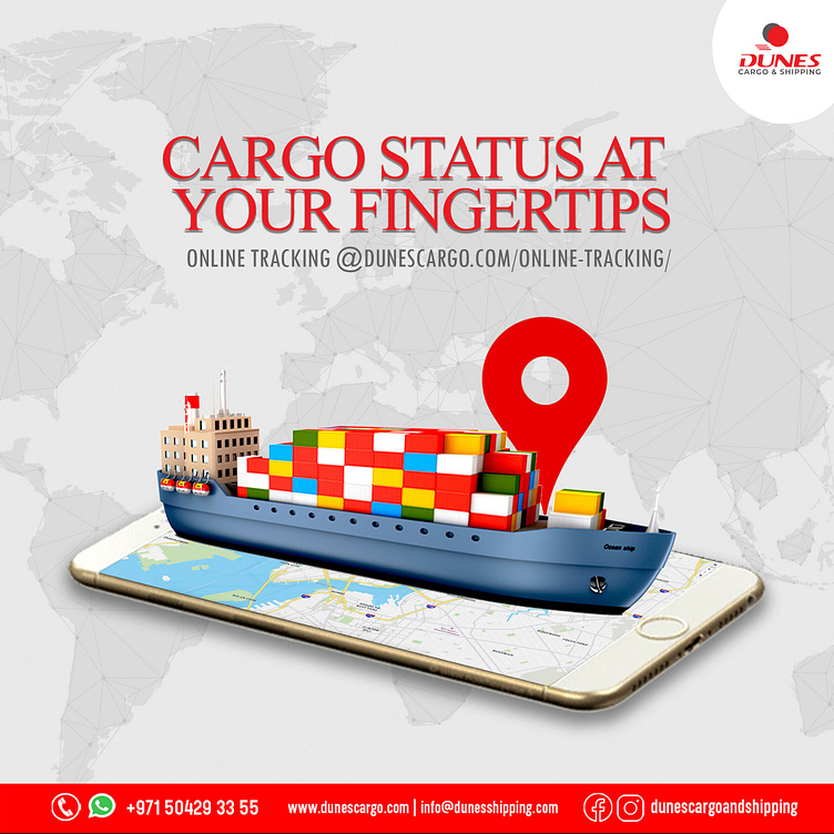 Jumbo Box Cargo in UAE Dunes Cargo & Shipping by dunescargo on Dribbble