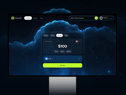 CloudX - Crypto Dashboard | Buy Crypto