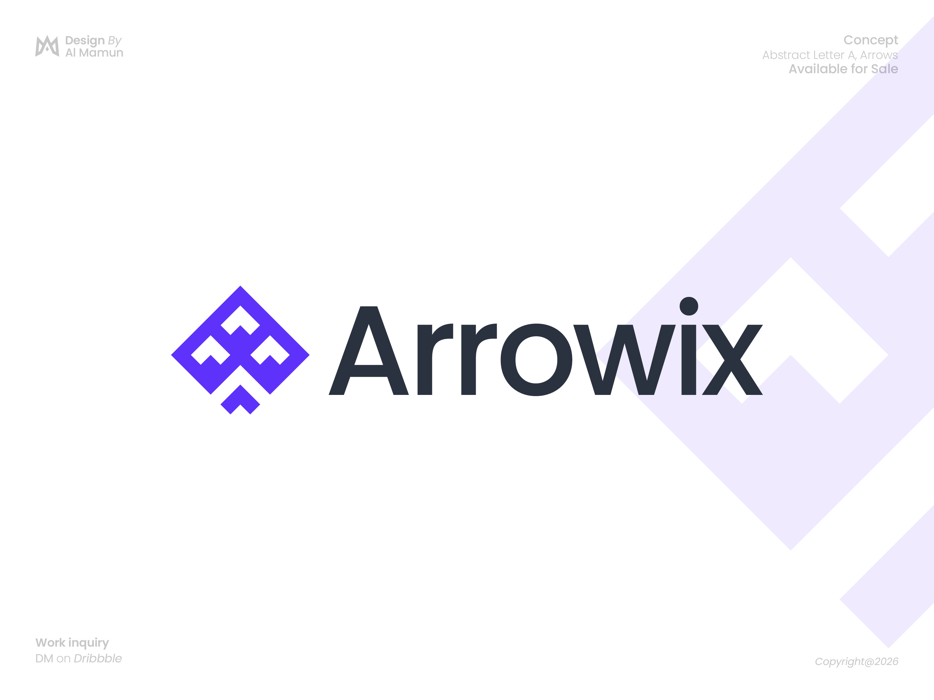 Arrowix — Geometric Arrow Logo | Modular Tech Branding abstractlogo ai arrowlogo brandidentity branding cleanlogo digitalbranding fintechlogo geometriclogo gridlogo innovation logodesign logomark minimallogo modernlogo negativespace saaslogo startupbranding techlogo vectorlogo