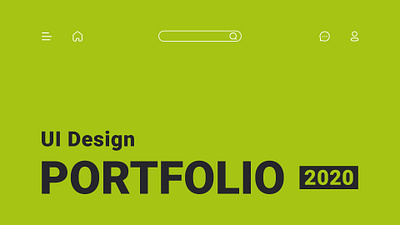 UI Design Portfolio - 2020 design graphic design portfolio ui ui design ux ux design