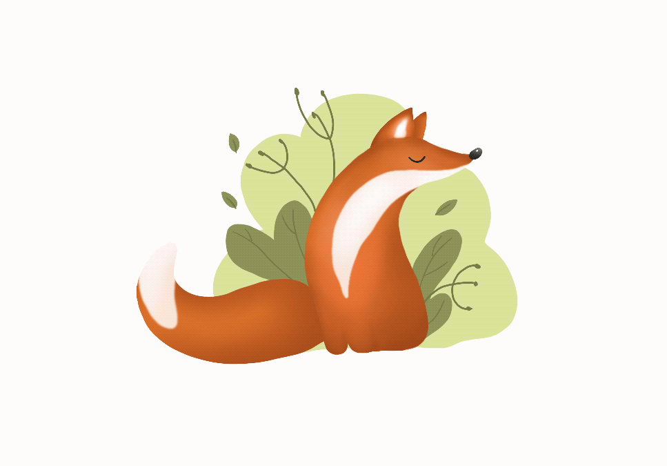 Foxy animated animated cartoon animation branding forest fox icon illustration motion graphics orange ui web