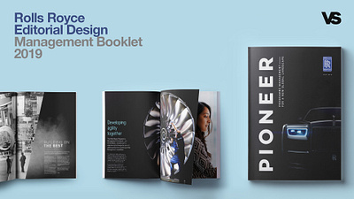 Rolls Royce Management Booklet 2019 automotive booklet branding brochure design editorial design graphic design layout design typography