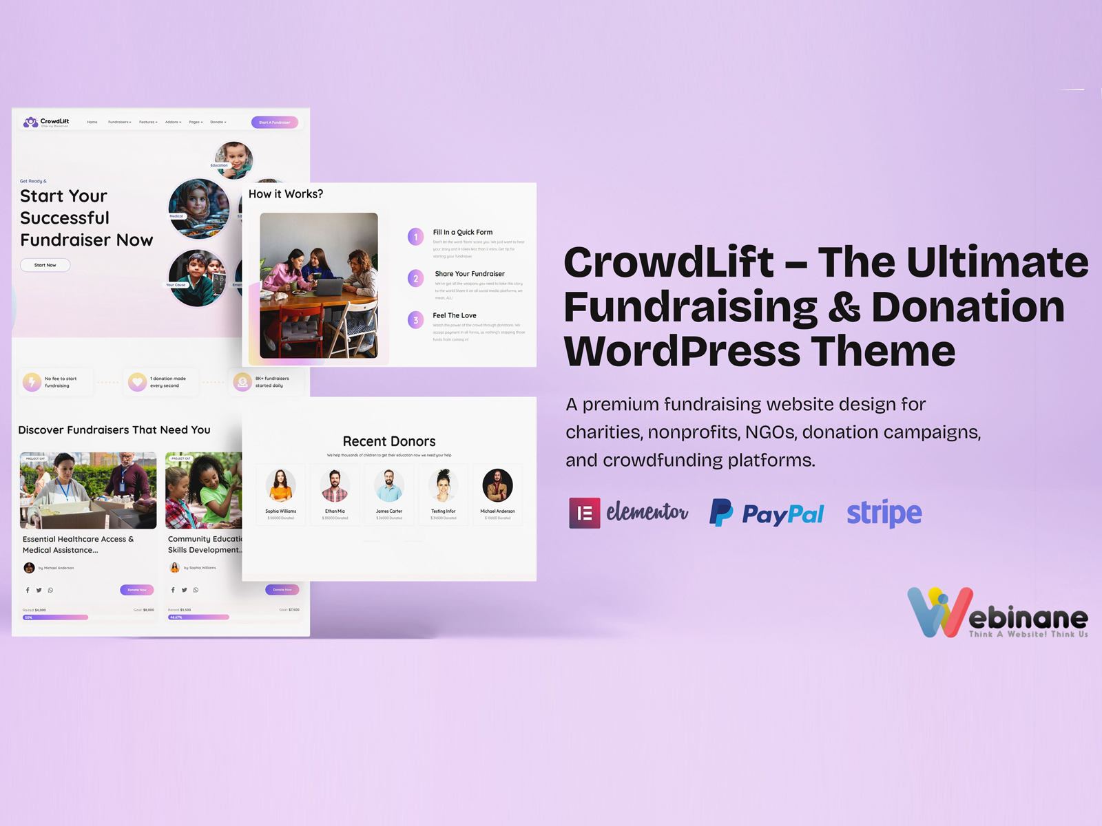 Fundraising & Donation WordPress Theme for Nonprofits best nonprfit wordpress theme charity charity website donation donation system fundraising website design lifeline donation theme ngos non profit organization non profit template nonprofit website nonprofite design redesign secure uiux design volunteers wordpress wordpresstemplate