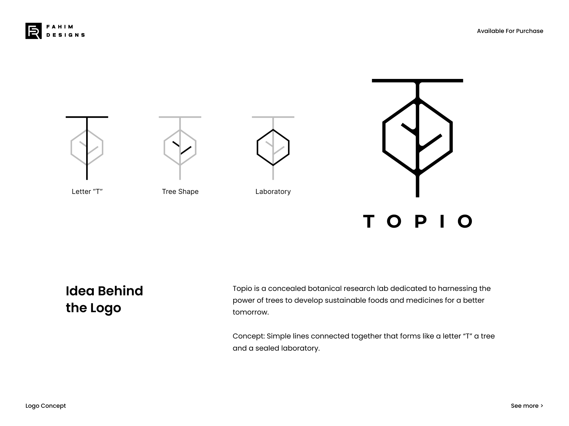 Topio Lab, Experiment, Research Lineart Logo Design for Sale! by Md ...