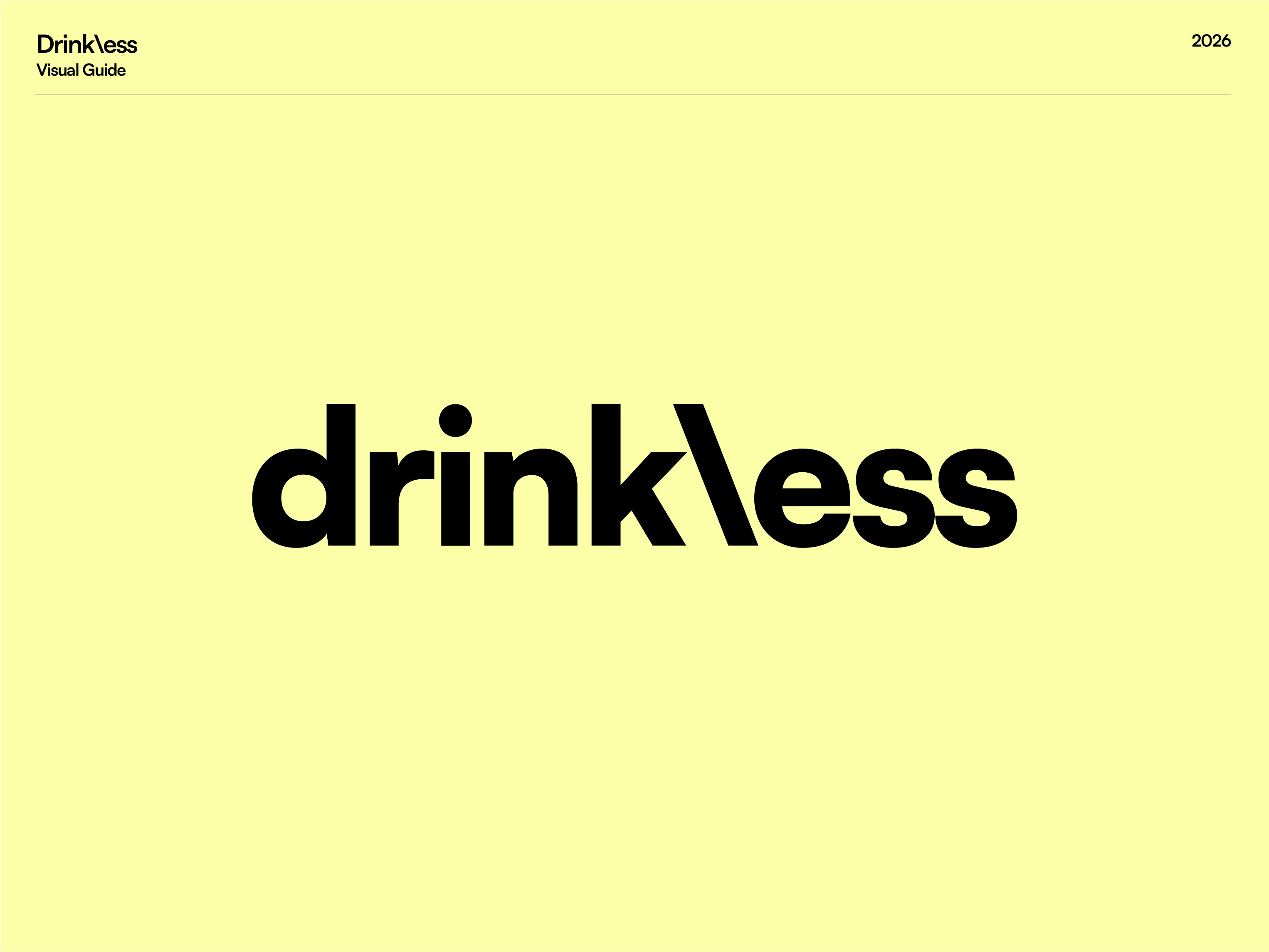 Drinkless — Logo Construction & Grid