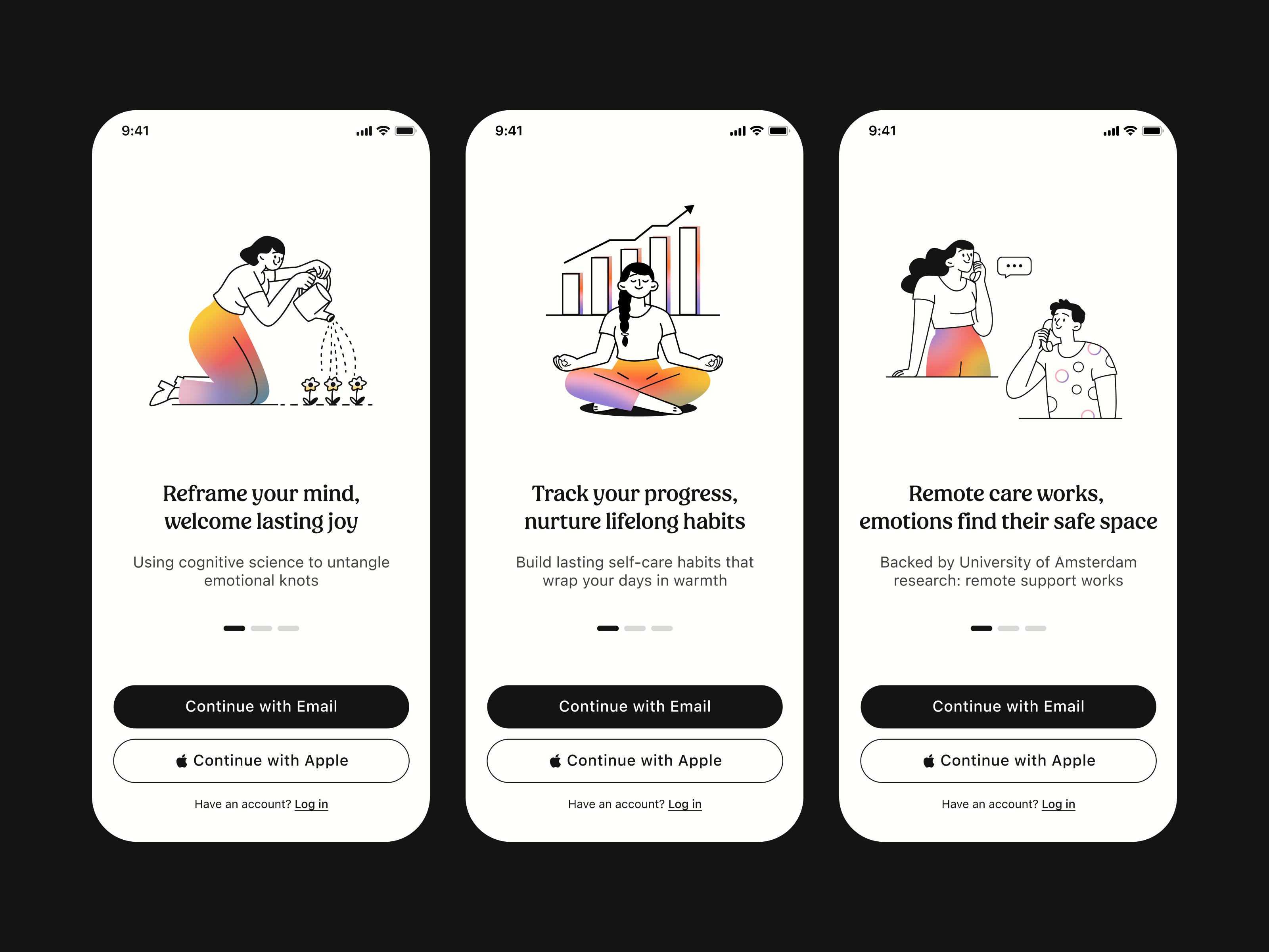 mental health app design