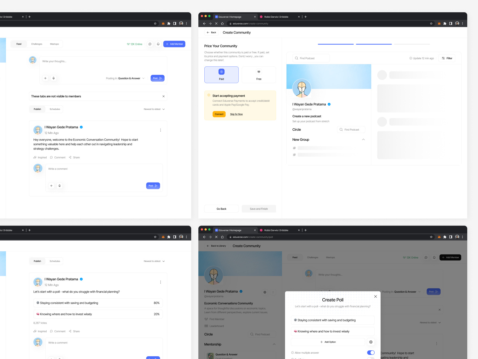 Example of Ai For Online Course (Edutech) Web App