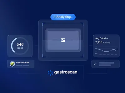 Gastroscan - Food Recognition Mobile App Ads ads animation b2b biotech clean dipa inhouse explainer video foodtech ios app micro components micro interaction mobile mobile design modern motion motion graphics product design saas social media motion startup
