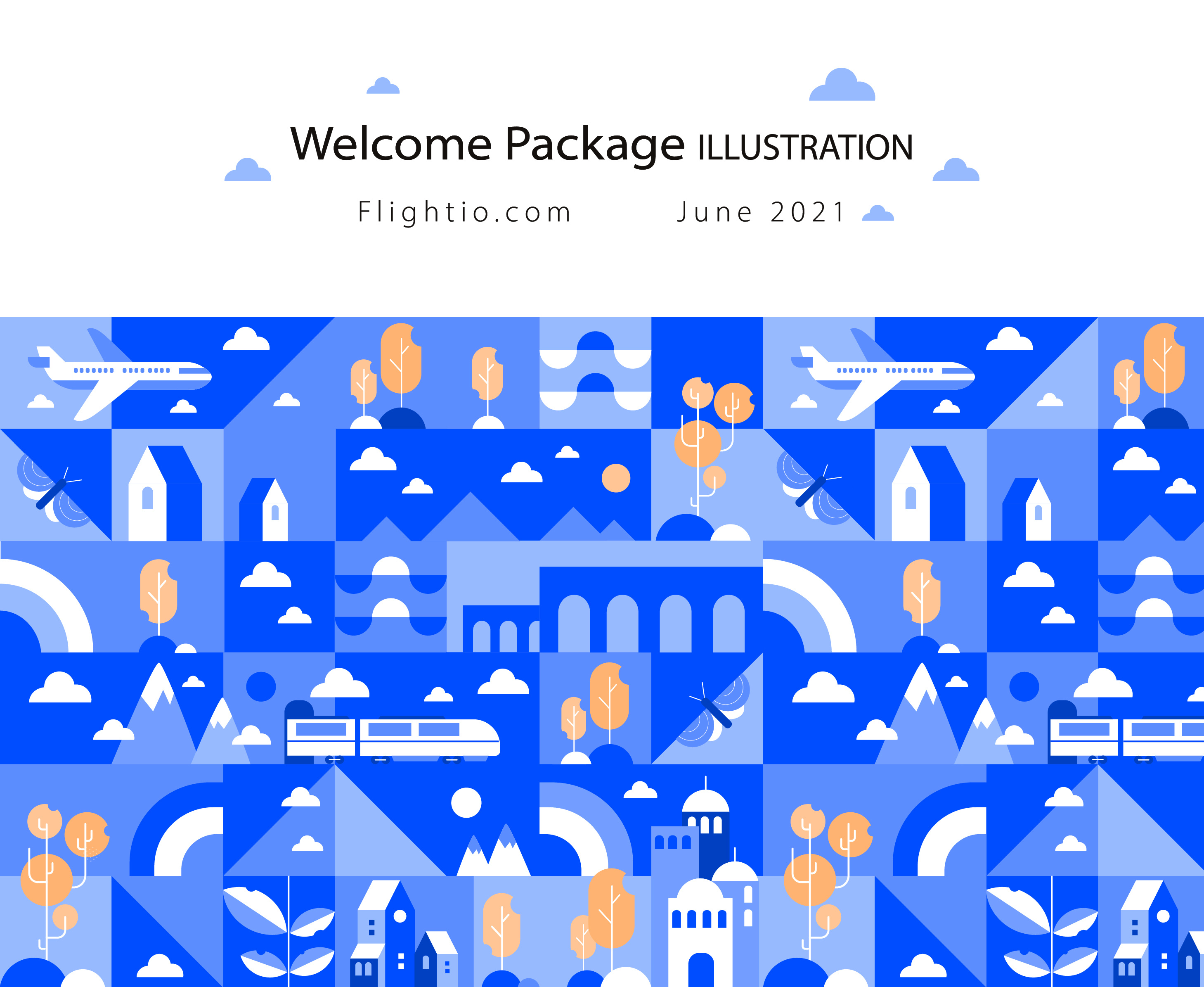 Welcome Package Illustration 2d 2d art 2d illustration 3d design brand design brand identify branding digitalart graphic design illustration illustrator landing landing design logo motion graphics package design procreate ui ui ux website