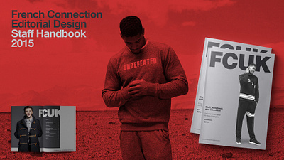 FCUK Staff Handbook 2015 branding editorial design graphic design layout design typography