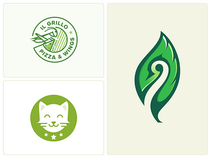 3 Green Animal Logos That Feel Clean & Smart