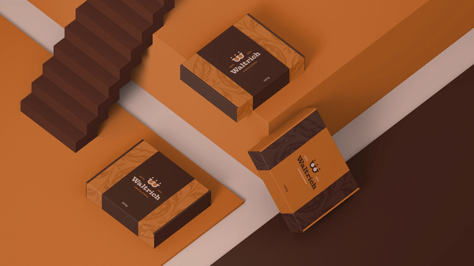 Waltrich Chocolateria Brand Identity Design brand iden brand identity branding creative design graphic design logo logo design visual identity