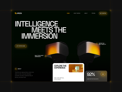 VIREON - AR/VR Website Design