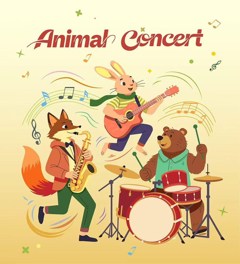 Children's magazine illustrations