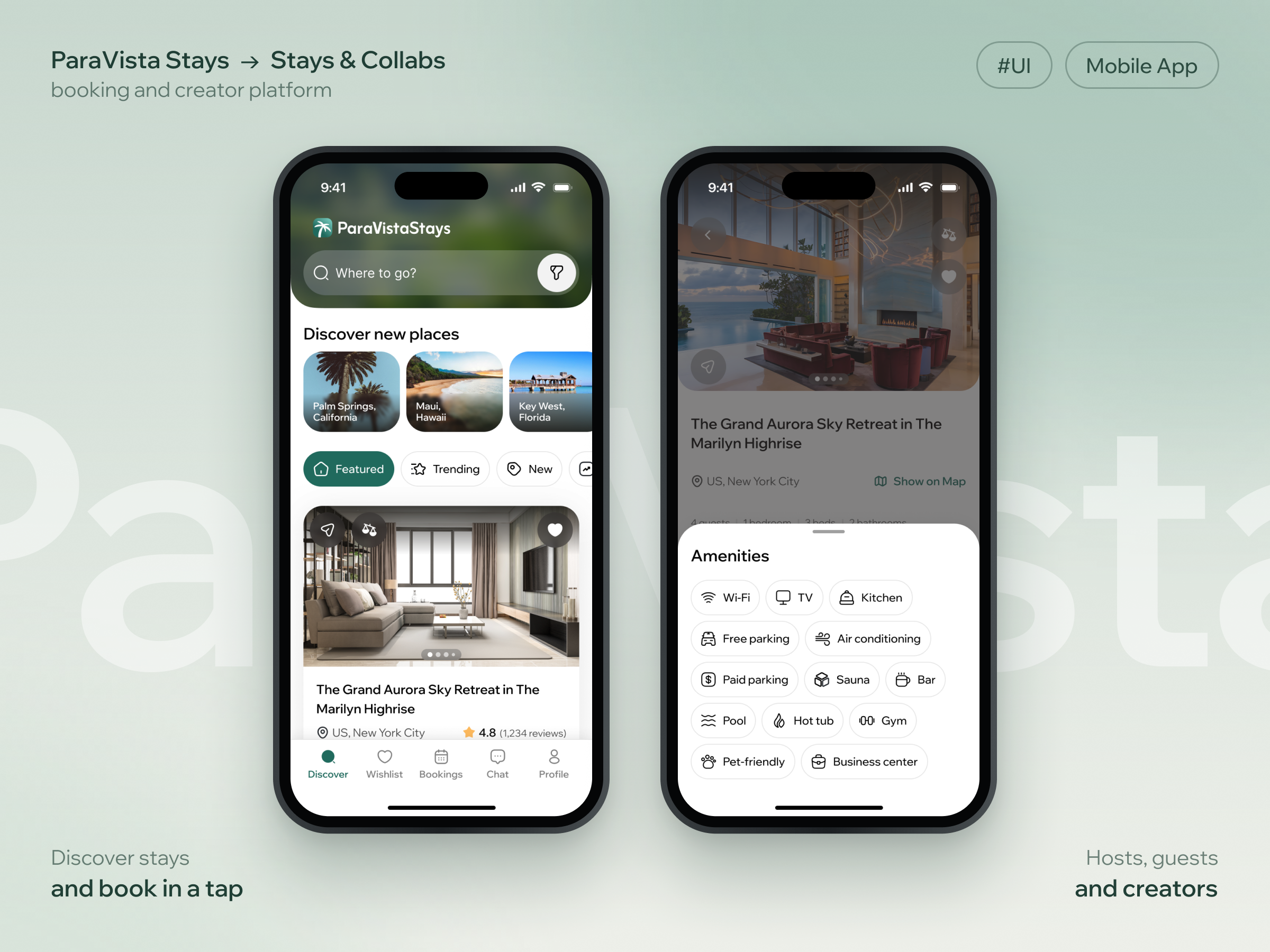 Travel & Property Rental Platform Website Design booking platform influencer platform landing page mobile web design property listing property rental real estate website responsive design travel platform ui ux web ui design website design