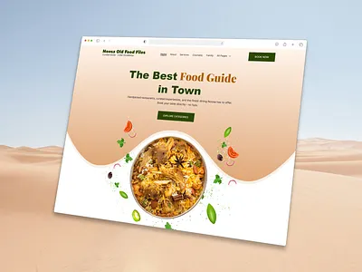 Best Food Guide Home Page Design app branding design ecommerce ecommerce landing page design figma food delivery home page design food guide home page desing food guide landing page design illustration resturent landing page deisgn ui ui ux design ux