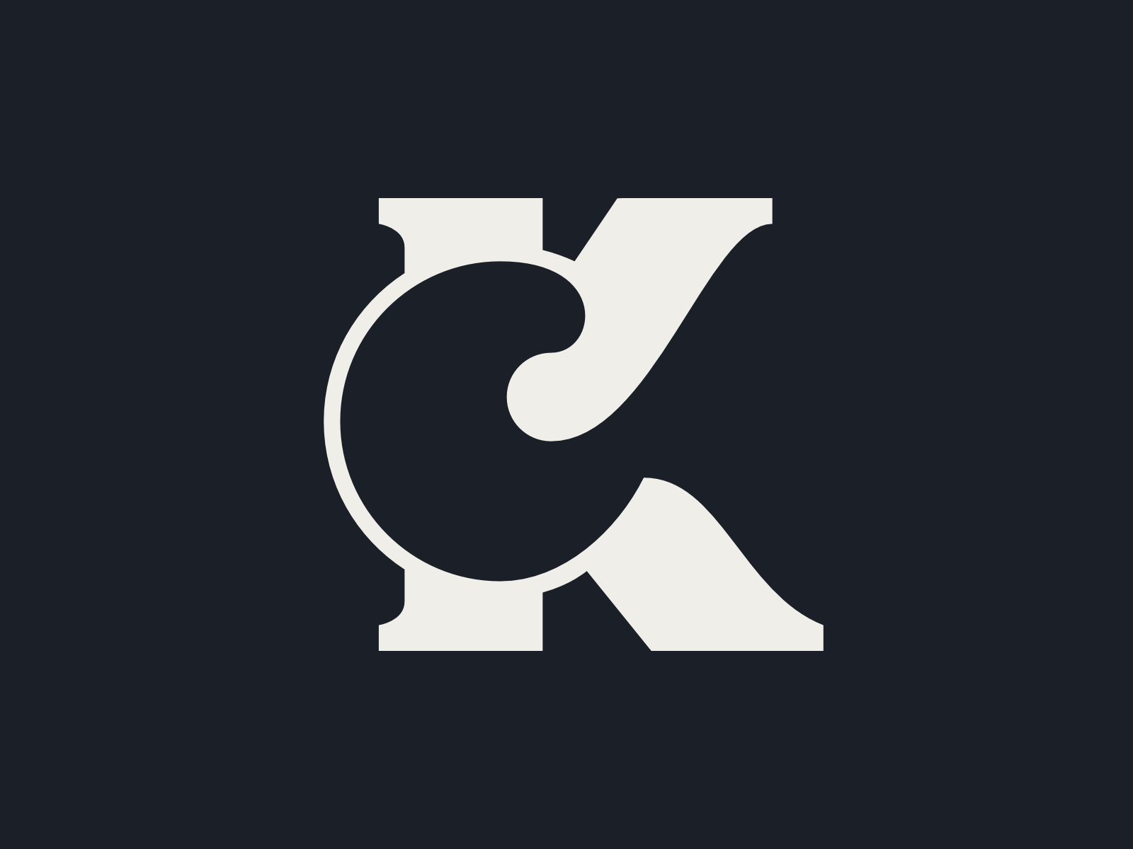 CK monogram by Ruslan Babkin on Dribbble