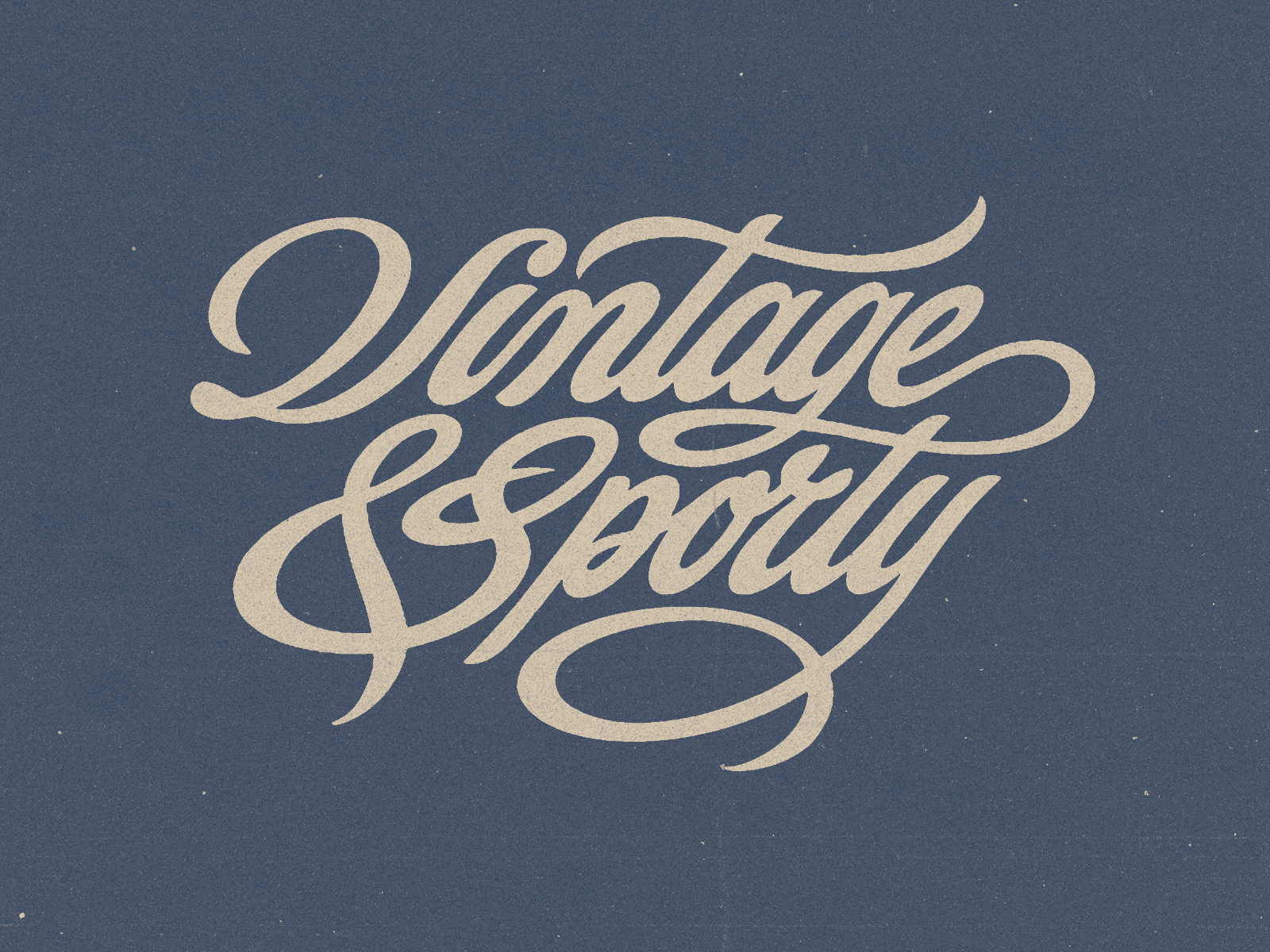Vintage & Sporty – lettering for apparel graphics