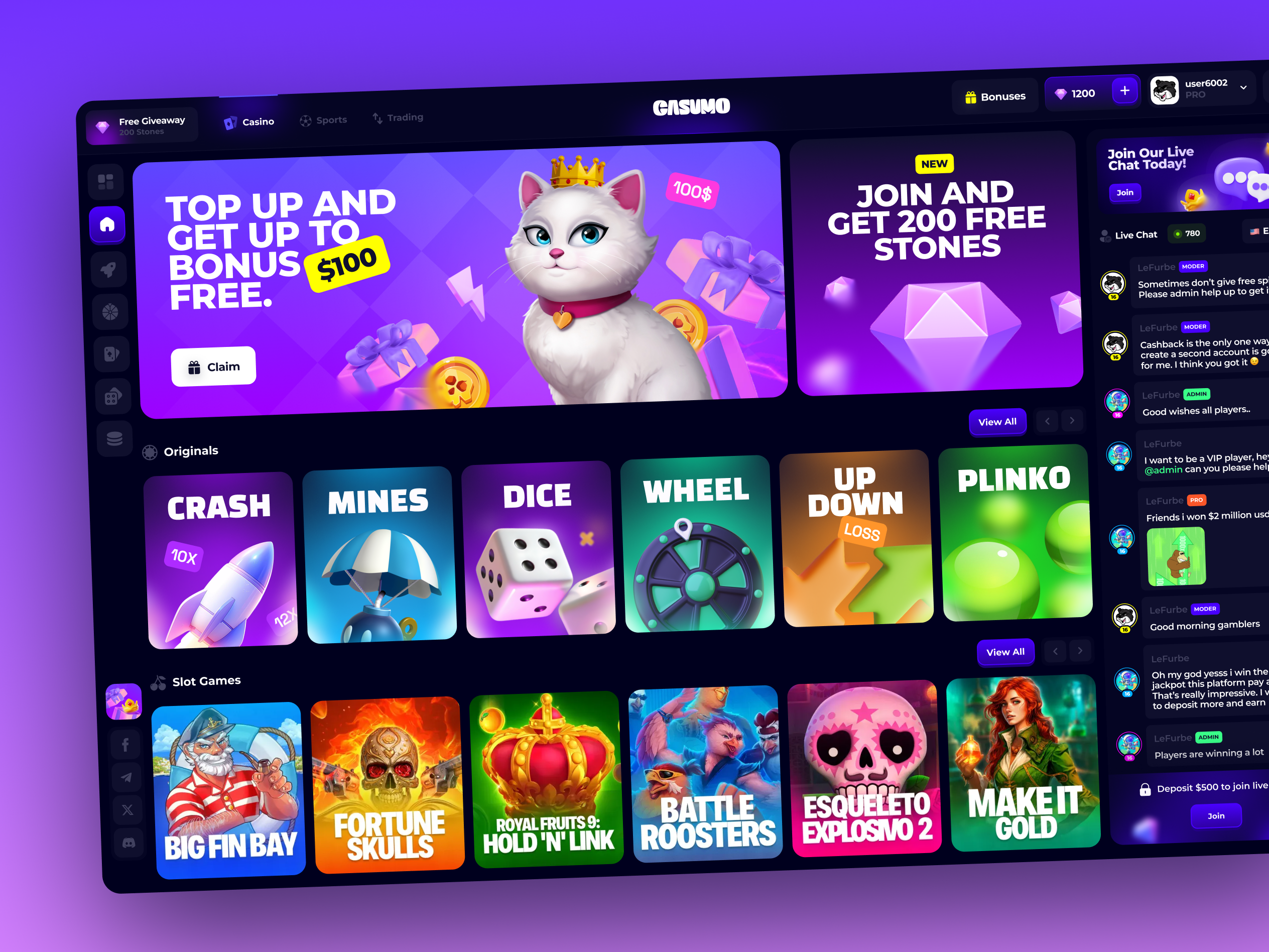 Crypto Casino - Gambling