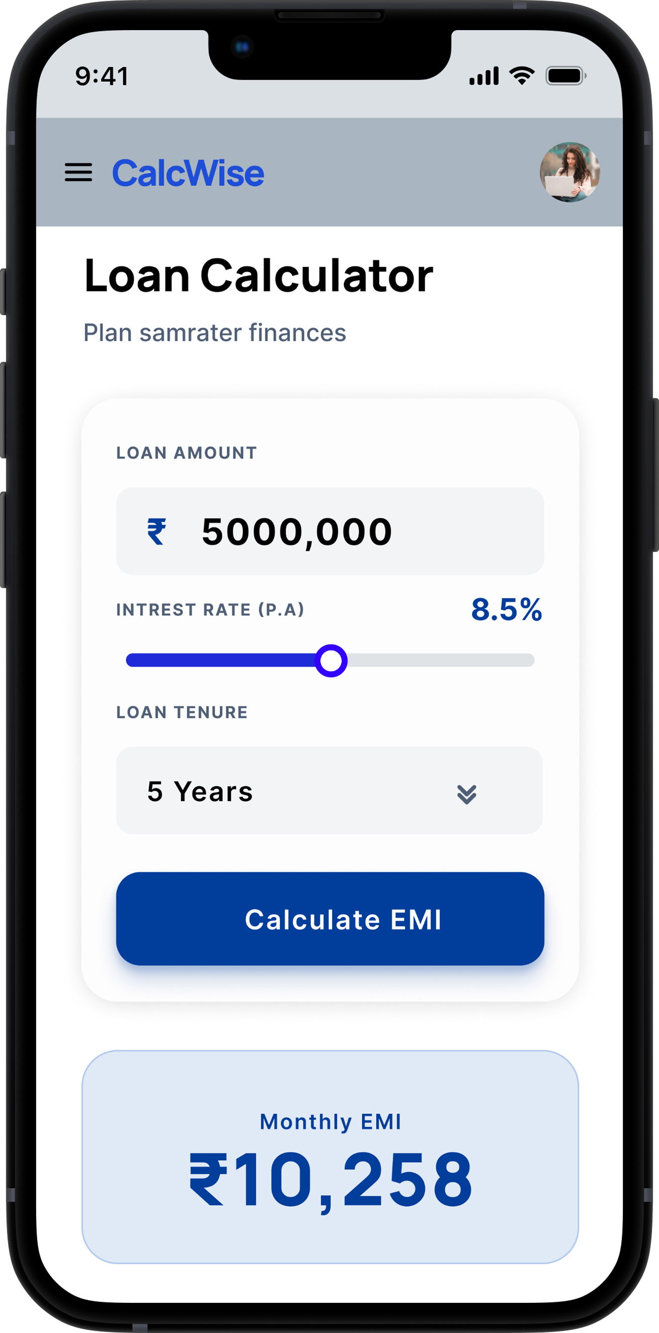 Daily UI Challenge #4 – Calculation 💰📱 dailyui design graphic design typography ui ux vector